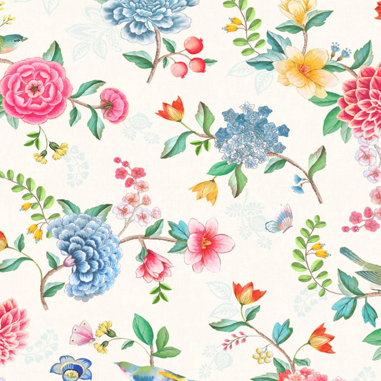 Pip Studio 5 Good Evening Wallpaper - White - Eijffinger - 300100 - Premier Wallcovering