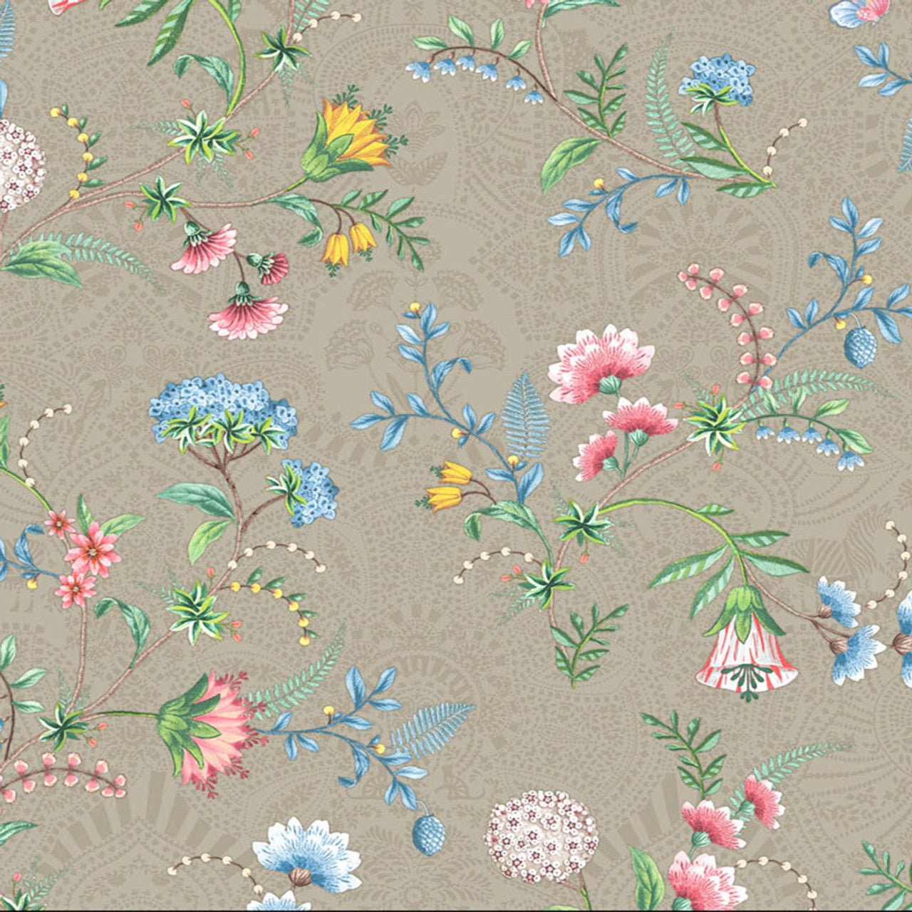 Pip Studio 5 La Majorelle Wallpaper - Khaki - Eijffinger - 300121 - Premier Wallcovering