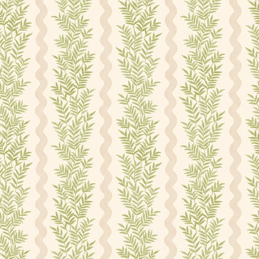 Pipkin Stripe Wallpaper - Cream / Blush - Holden Décor - 91980 - Premier Wallcovering