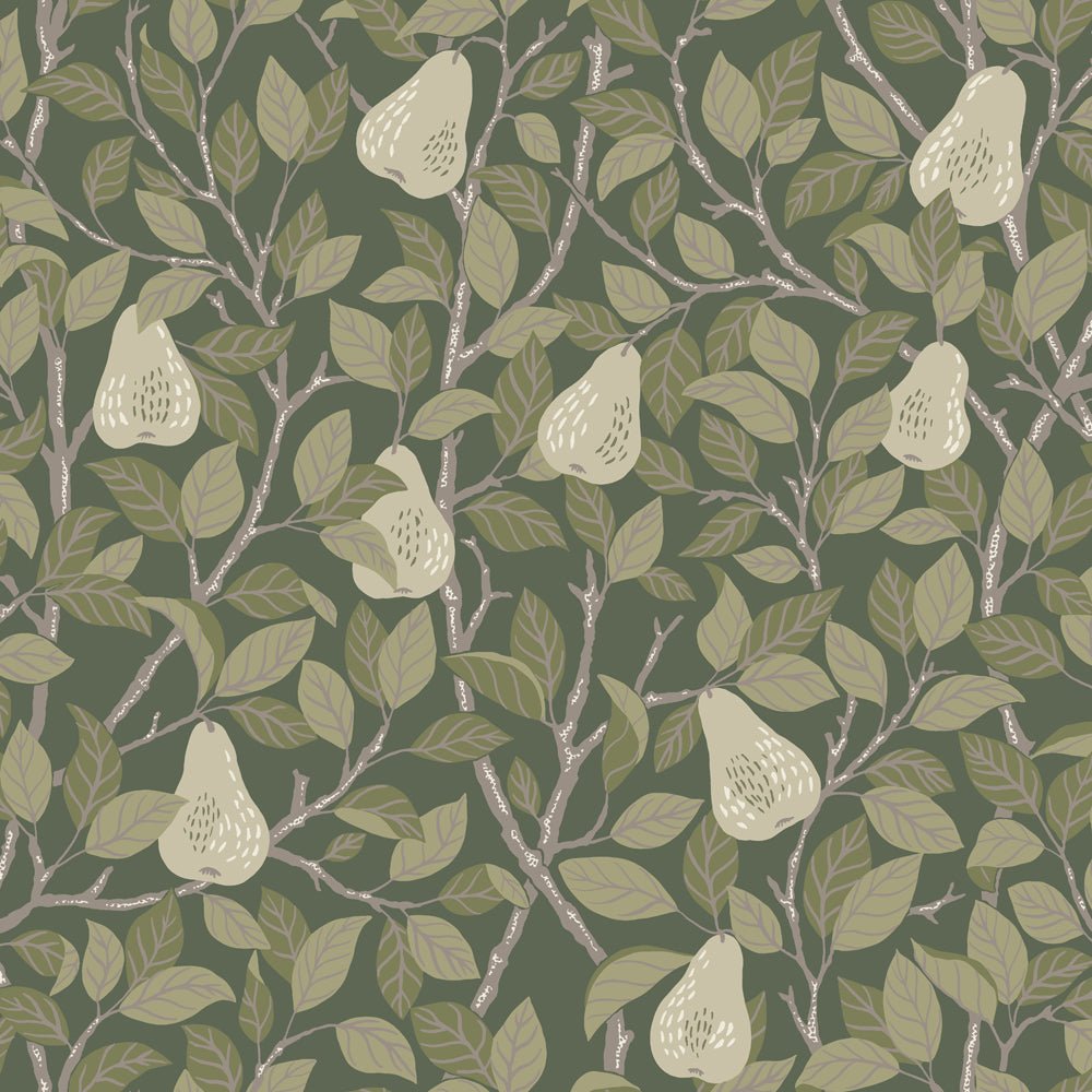 Pirum Wallpaper - Green - Midbec - 13105 - Premier Wallcovering
