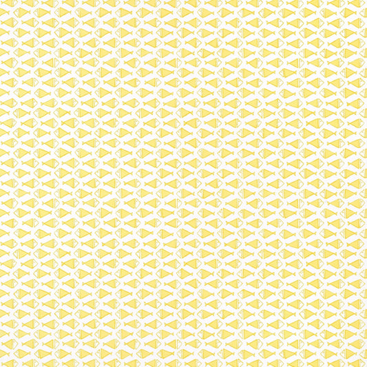 Pisces Wallpaper - Yellow - Thibaut - T13323 - Premier Wallcovering
