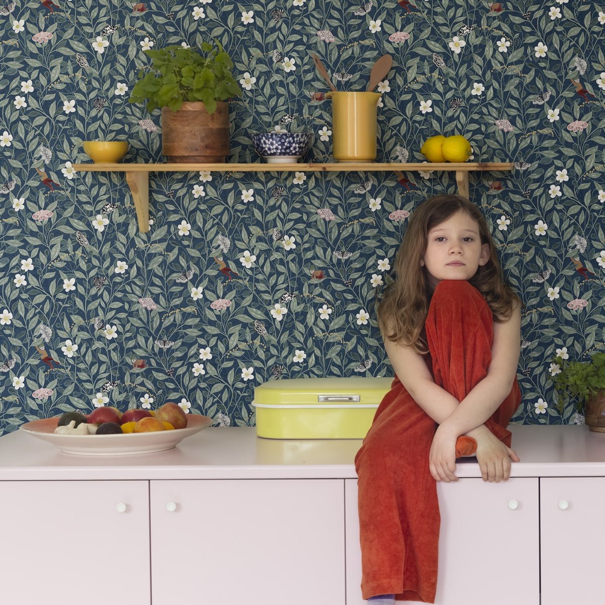 Pixie Shore Wallpaper - Night - Rebel Walls - R18113 - Premier Wallcovering