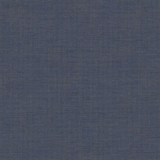 Plain Five O'Clock Wallpaper - Bleu Indigo - Casadeco - 85846682 - Premier Wallcovering