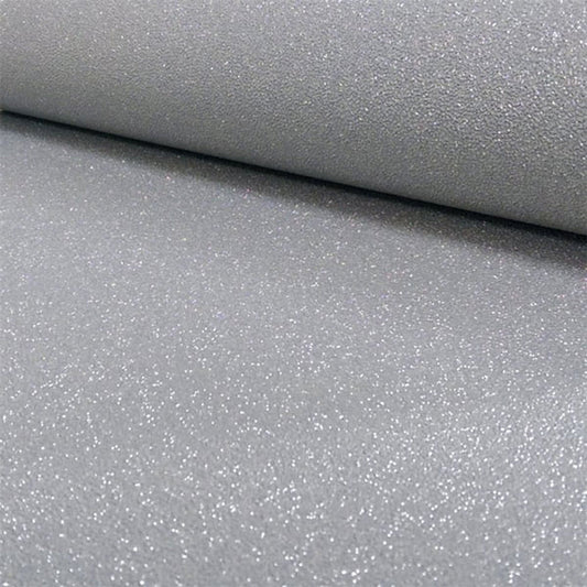 Plain Pattern Metallic Glitter Motif Textured Wallpaper - Grey - P+S International - 13348 - 60 - Premier Wallcovering