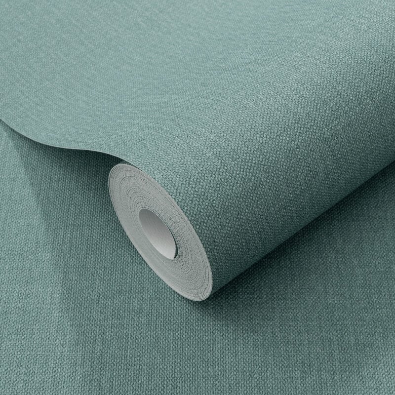 Plain Texture Wallpaper - Green - Elle Decoration - 10444 - 07 - Premier Wallcovering