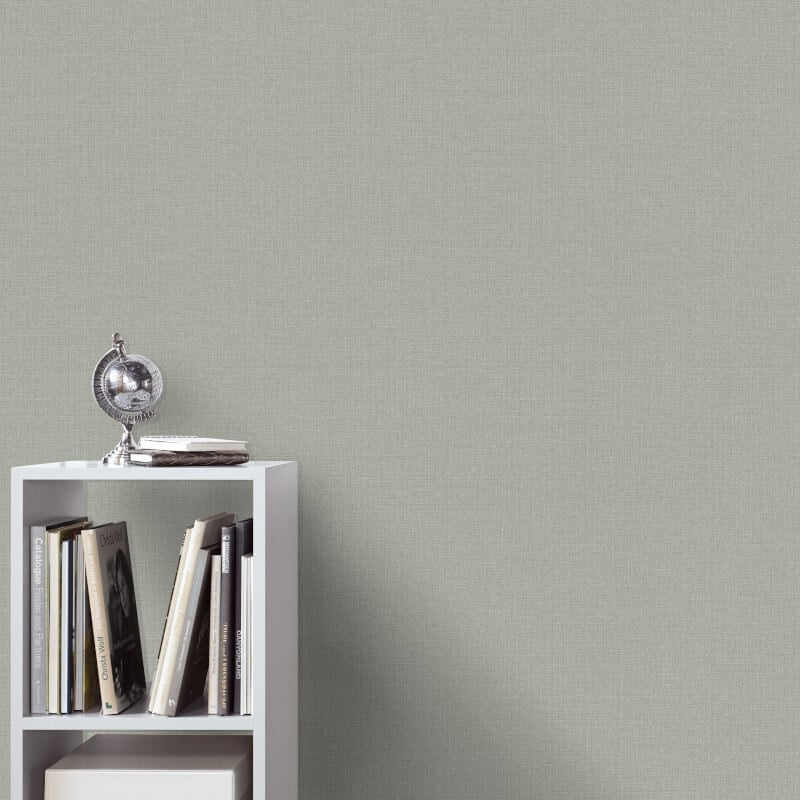 Plain Texture Wallpaper - Grey - Elle Decoration - 10444 - 10 - Premier Wallcovering