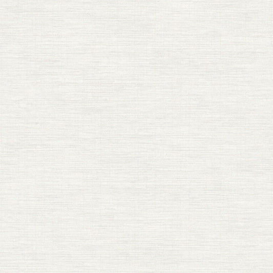 Plain Tissage Wallpaper - Blanc Neige - Casadeco - 85840033 - Premier Wallcovering