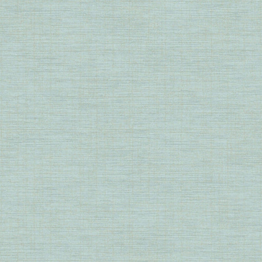Plain Tissage Wallpaper - Bleu Azur - Casadeco - 85846171 - Premier Wallcovering