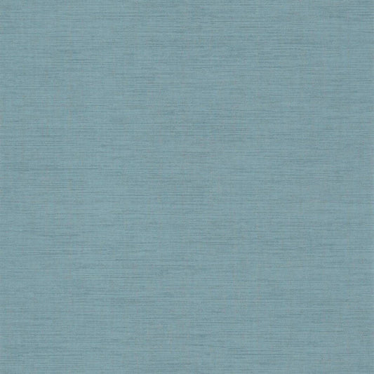 Plain Tissage Wallpaper - Bleu Maree - Casadeco - 85846226 - Premier Wallcovering