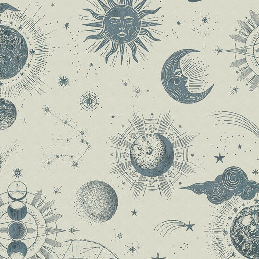 Planetarium Wallpaper - Sand - Rebel Walls - R18022 - Premier Wallcovering