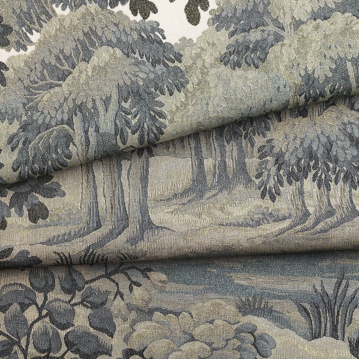 Plantasia Cotton Linen Fabric - Sage - House of Hackney - 1-FA-PLA-CL-SAG-XXX-XXX - Premier Wallcovering