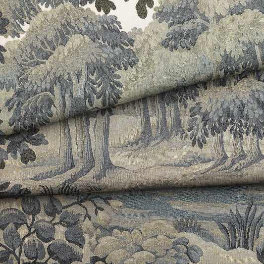 Plantasia Cotton Linen Fabric - Sage - House of Hackney - 1-FA-PLA-CL-SAG-XXX-XXX - Premier Wallcovering
