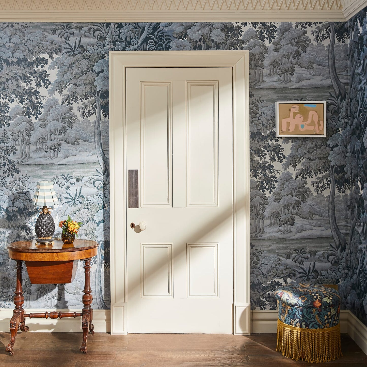 Plantasia Wallpaper - Indigo - House of Hackney - 1 - WA - PLA - DI - IND - XXX - Premier Wallcovering