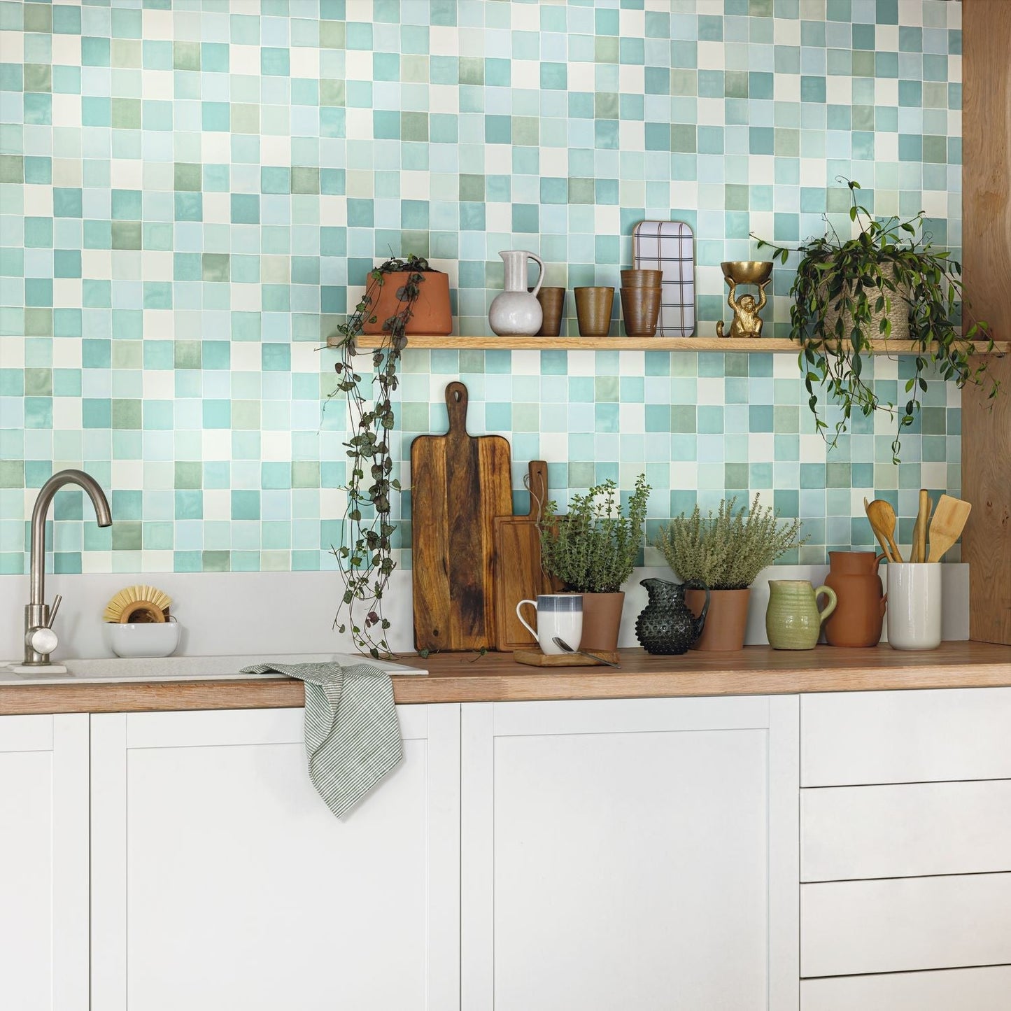 Play Wallpaper - Bleu - Caselio - 104080629 - Premier Wallcovering