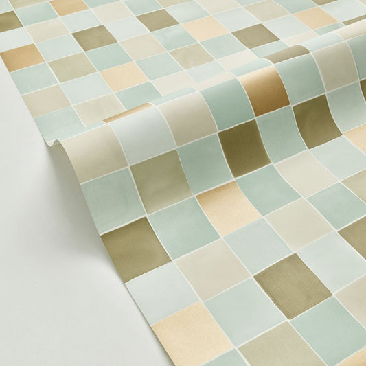 Play Wallpaper - Vert Kaki - Caselio - 104087735 - Premier Wallcovering