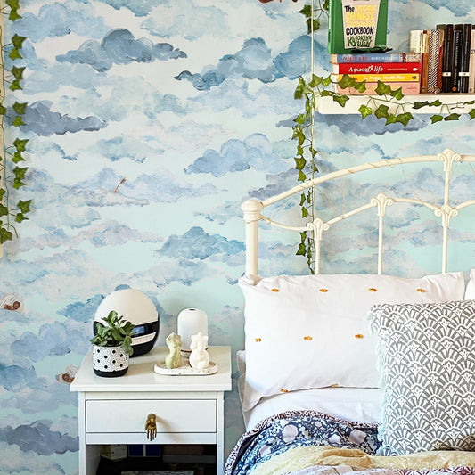 Playing Cupid Wallpaper Mural - Renaissance - Fraiche - WP17000 - Premier Wallcovering