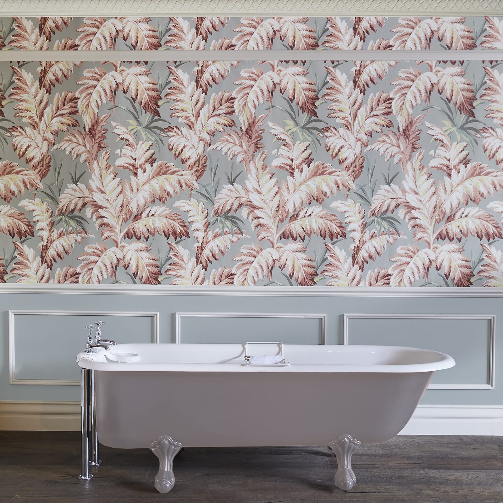 Pluma Wallpaper - Eau De Nil - House of Hackney - 1 - WA - PLU - DI - EAU - XXX - Premier Wallcovering