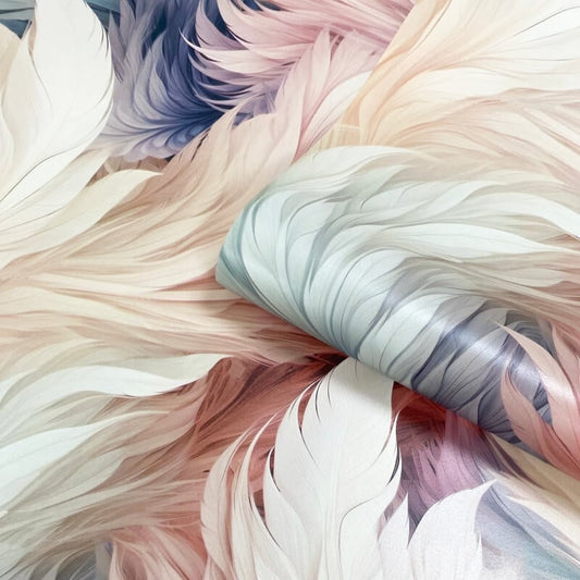 Plumes Feather Wallpaper - Multicoloured - Muriva - 217501 - Premier Wallcovering