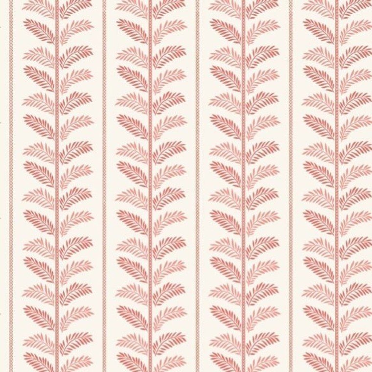 Plumier Wallpaper - Coral/ Red - Nina Campbell - NCW4496-05 - Premier Wallcovering