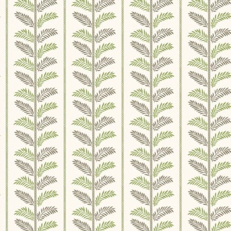 Plumier Wallpaper - Green/Brown - Nina Campbell - NCW4496-03 - Premier Wallcovering