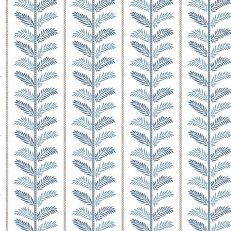 Plumier Wallpaper - Indigo/ Blue - Nina Campbell - NCW4496-02 - Premier Wallcovering