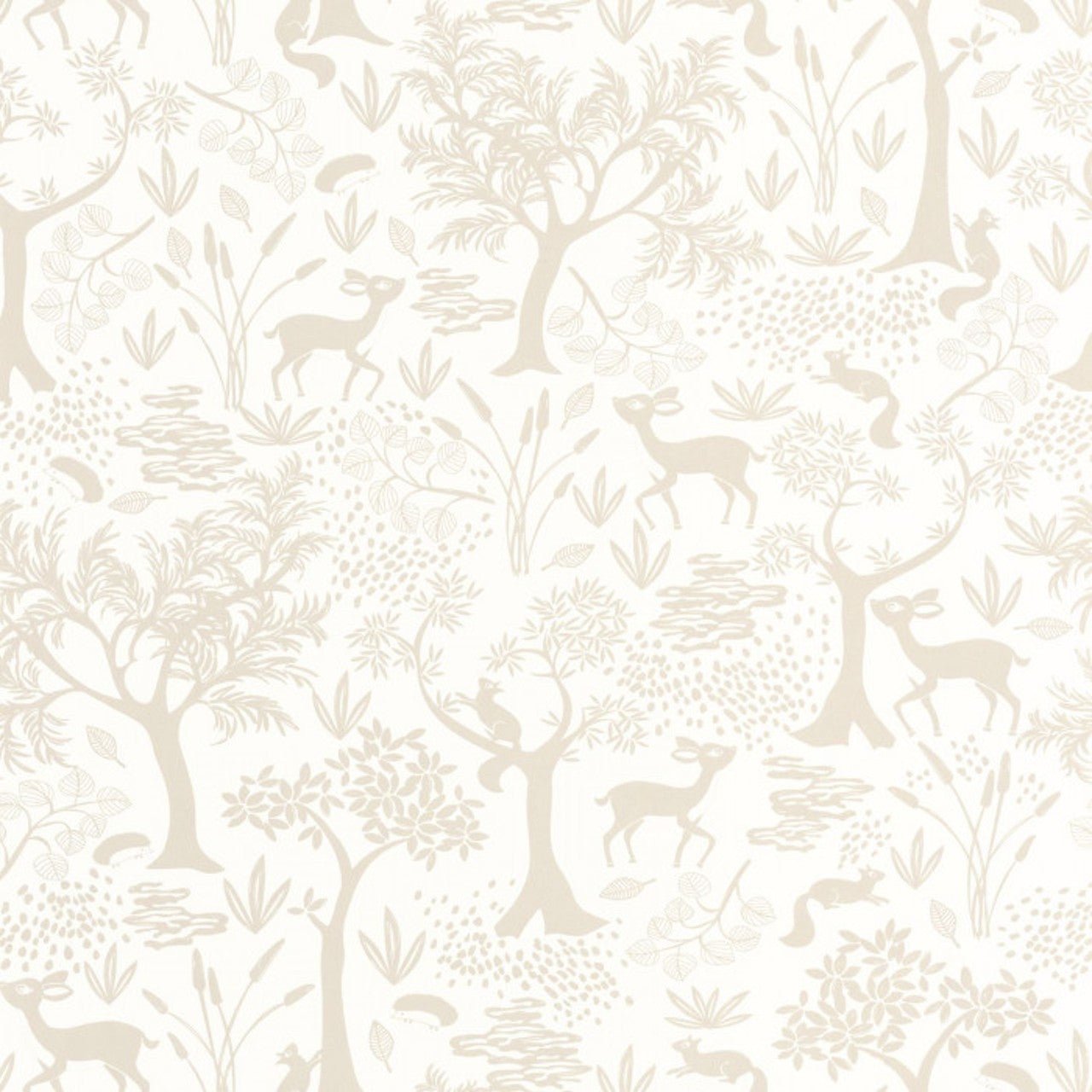 Poetic Forest Once Upon A Time Wallpaper - Naturel - Casadeco - 88261157 - Premier Wallcovering