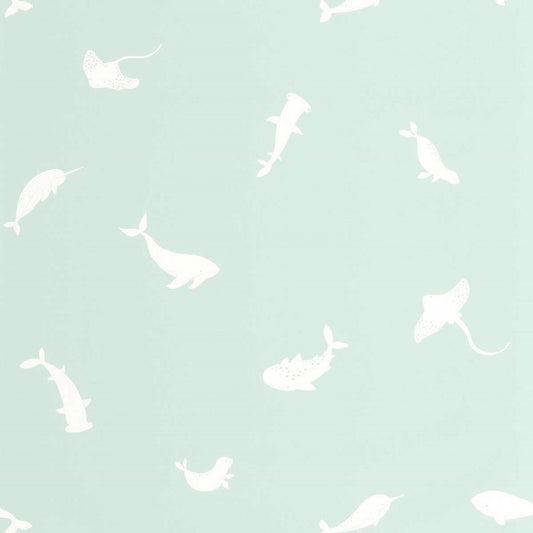 Poetic Sea Once Upon A Time Wallpaper - Blue - Casadeco - 200806101 - Premier Wallcovering
