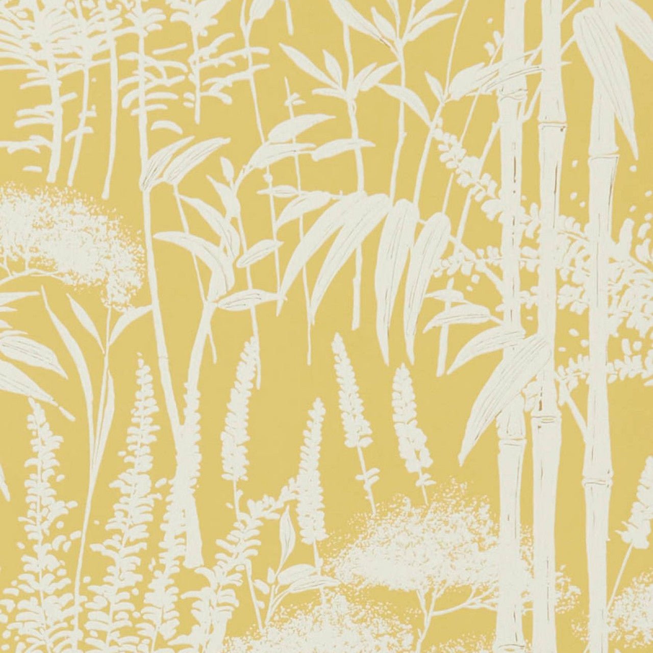 Poiteau Wallpaper - Yellow - Nina Campbell - NCW4498-02 - Premier Wallcovering
