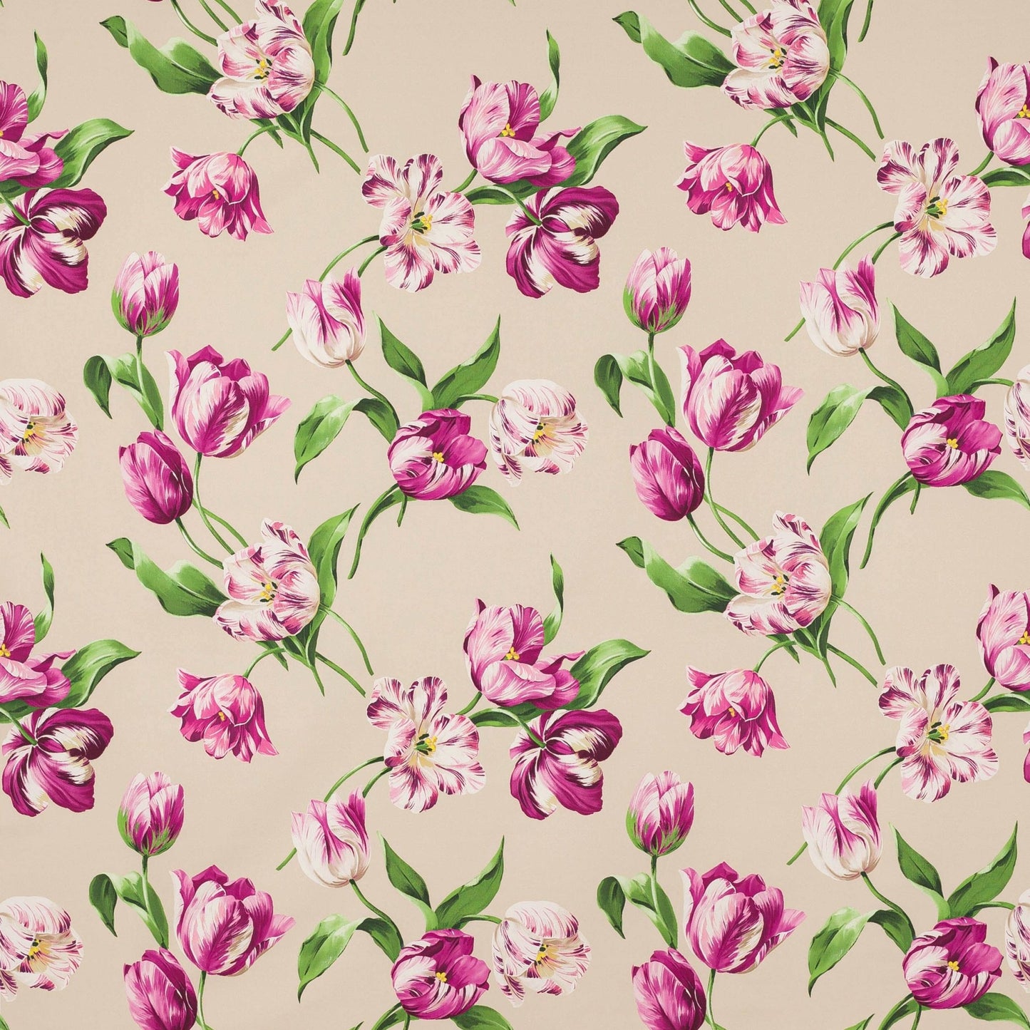 Polina Fabric - Fuchsia/Sable - Manuel Canovas - M4103-02 - Premier Wallcovering