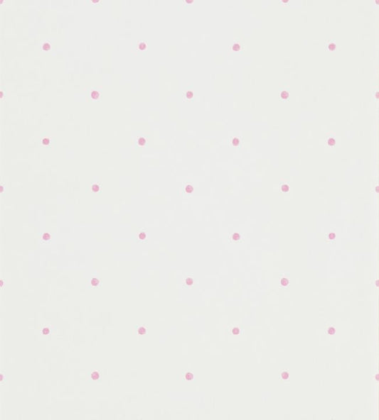 Polka Wallpaper - Pink/Cream - DLIT214049 - Sanderson - Premier Wallcovering