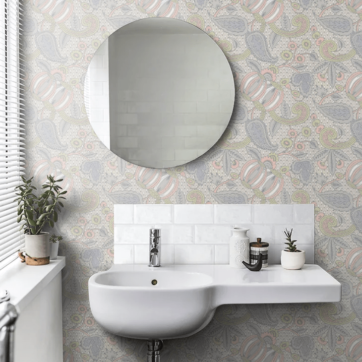 Pomegranate Wallpaper - Pastel - Little Greene - 0245POPASTE - Premier Wallcovering