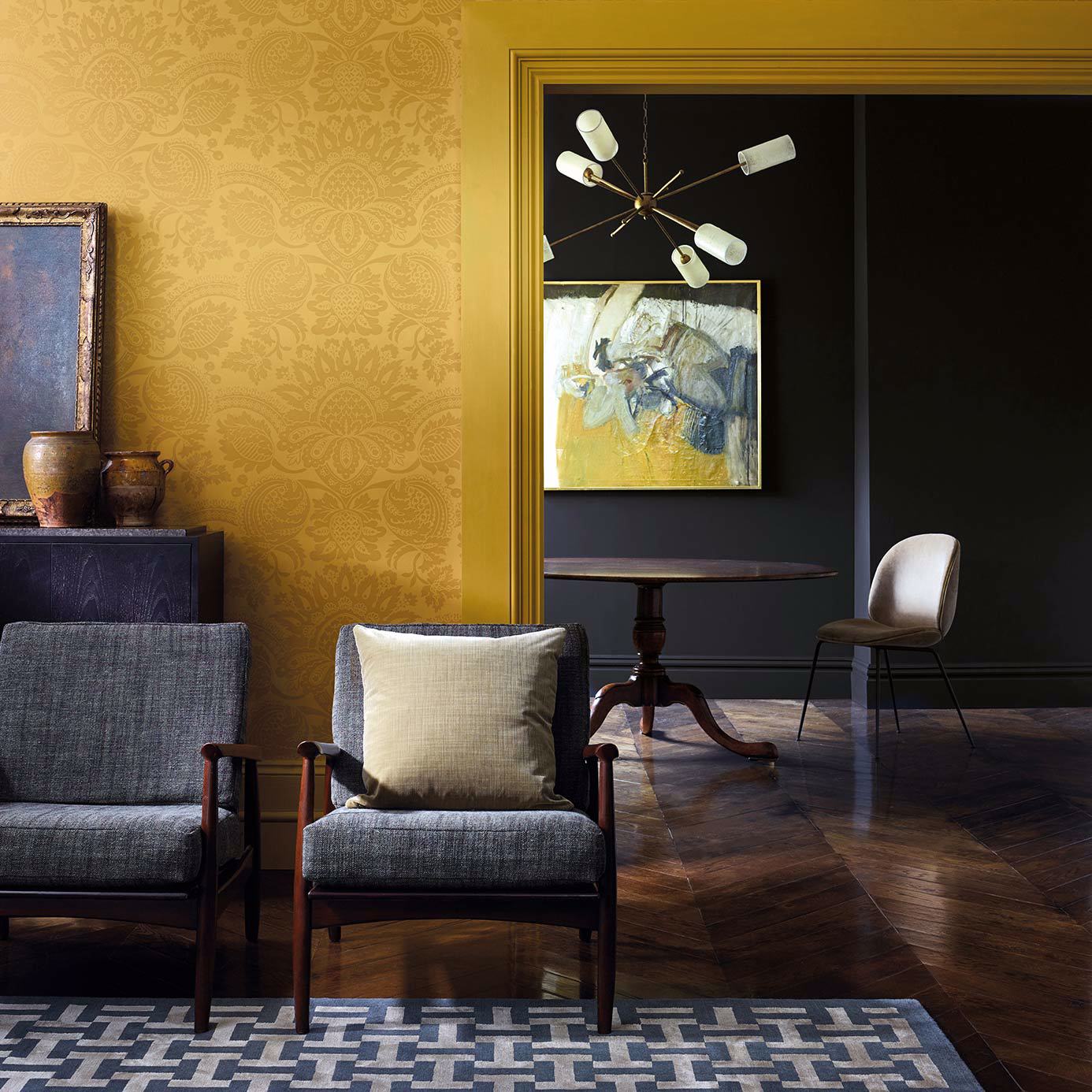 Pomegranate Wallpaper - Tigers Eye - ZPAL312692 - Zoffany - Premier Wallcovering