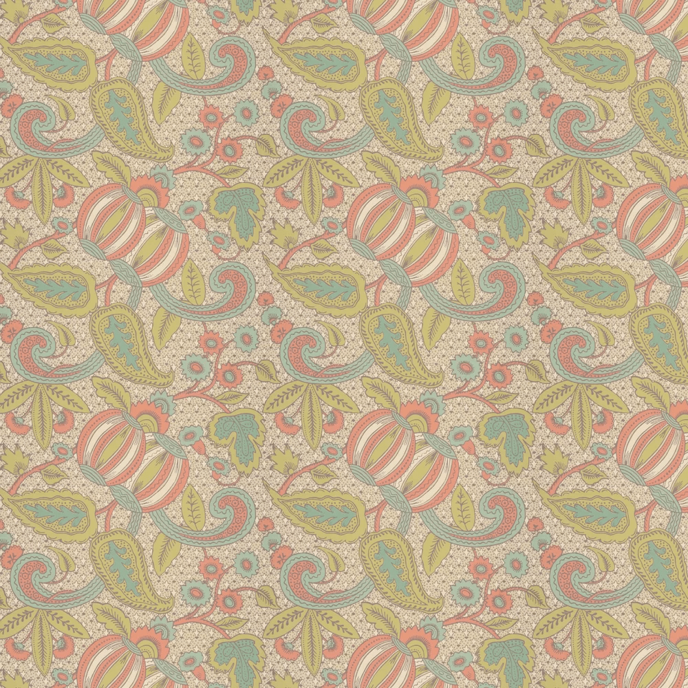 Pomegranate Wallpaper - Bazaar - Little Greene - 0245POBAZAA - Premier Wallcovering