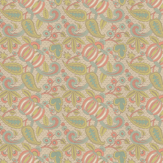 Pomegranate Wallpaper - Bazaar - Little Greene - 0245POBAZAA - Premier Wallcovering