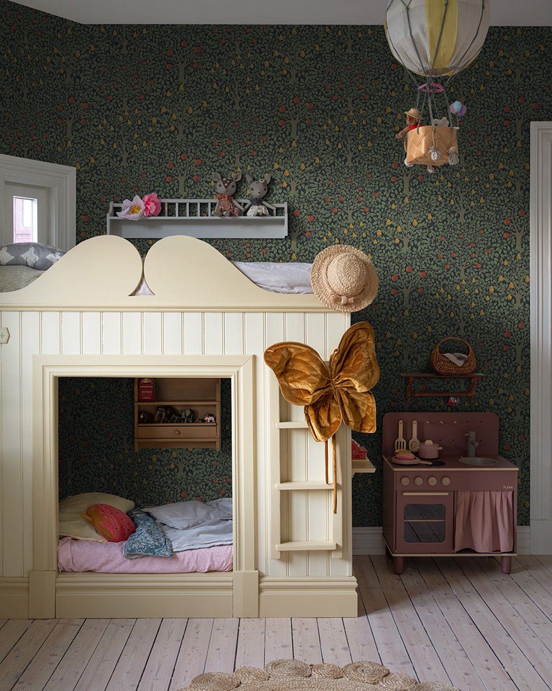 Pomona Wallpaper - Green - Midbec - 44110 - Premier Wallcovering