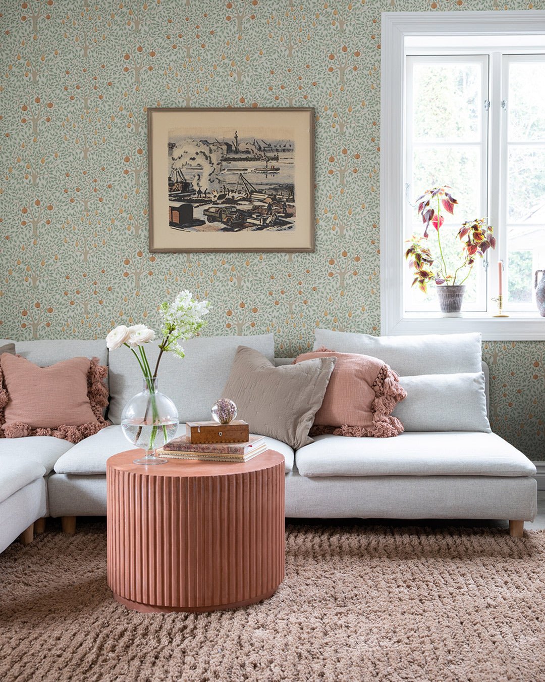 Pomona Wallpaper - Leaf - Midbec - 33011 - Premier Wallcovering