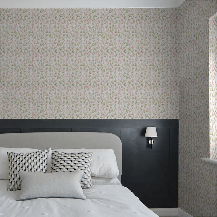 Pomponette Wallpaper - Apple Blossom - Ohpopsi - JRD50132W - Premier Wallcovering
