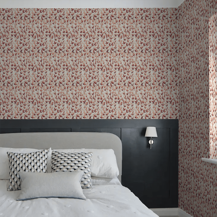 Pomponette Wallpaper - Russet - Ohpopsi - JRD50129W - Premier Wallcovering