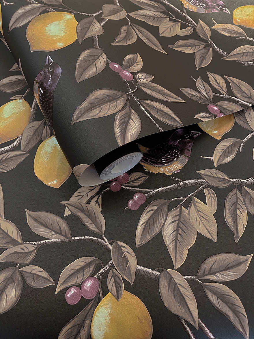 Ponderosa Wallpaper - Charcoal - Holden Décor - 91892 - Premier Wallcovering