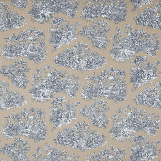 Pondichery Fabric - Taupe - Manuel Canovas - M4078-01 - Premier Wallcovering