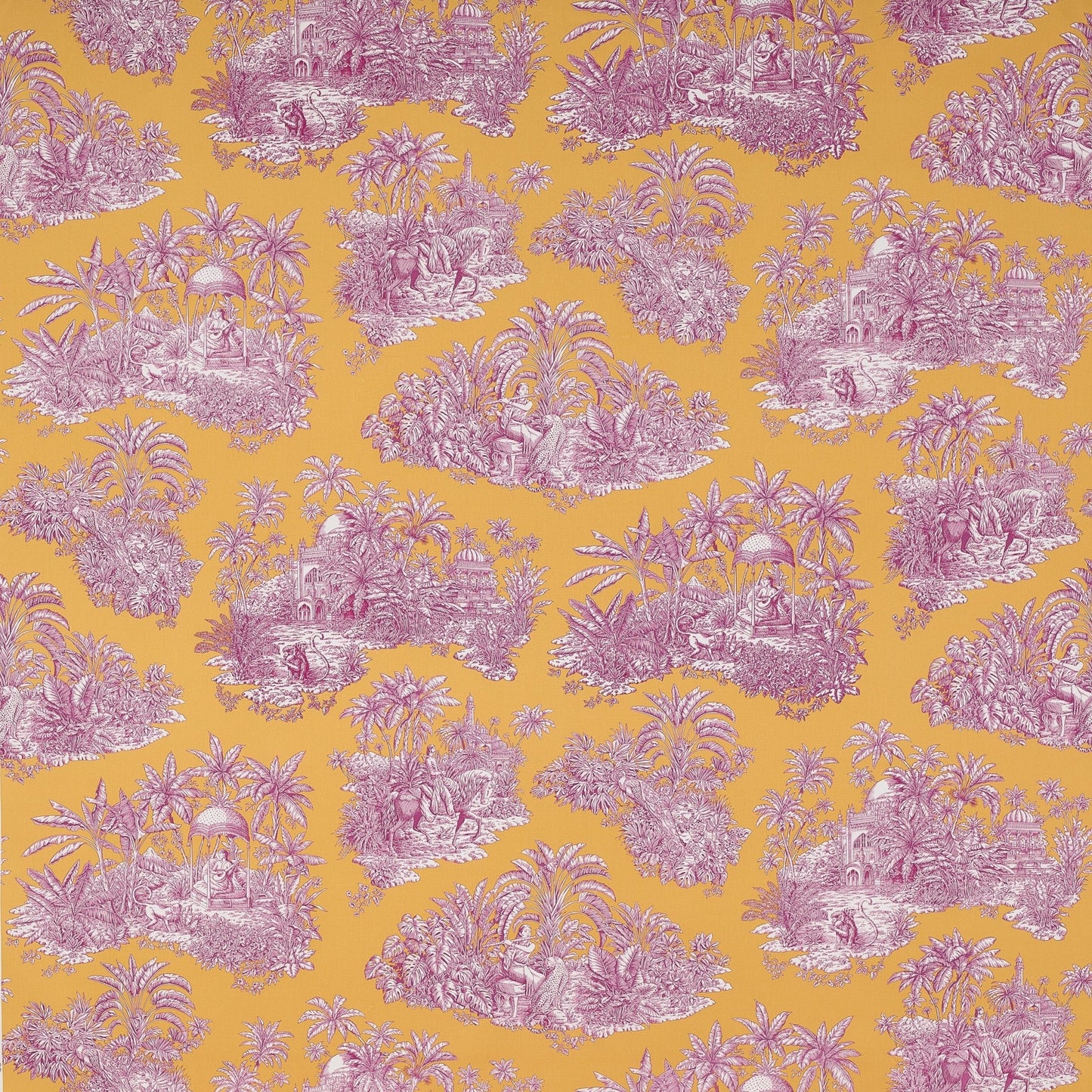 Pondichery Fabric - Or - Manuel Canovas - M4078-04 - Premier Wallcovering