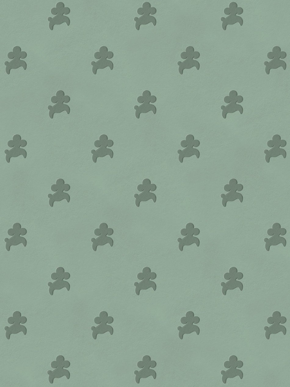 Poochi Wallpaper - Pistachiow-Chow - Divine Savages - DVS083-POOCHI-PIST-WR - Premier Wallcovering