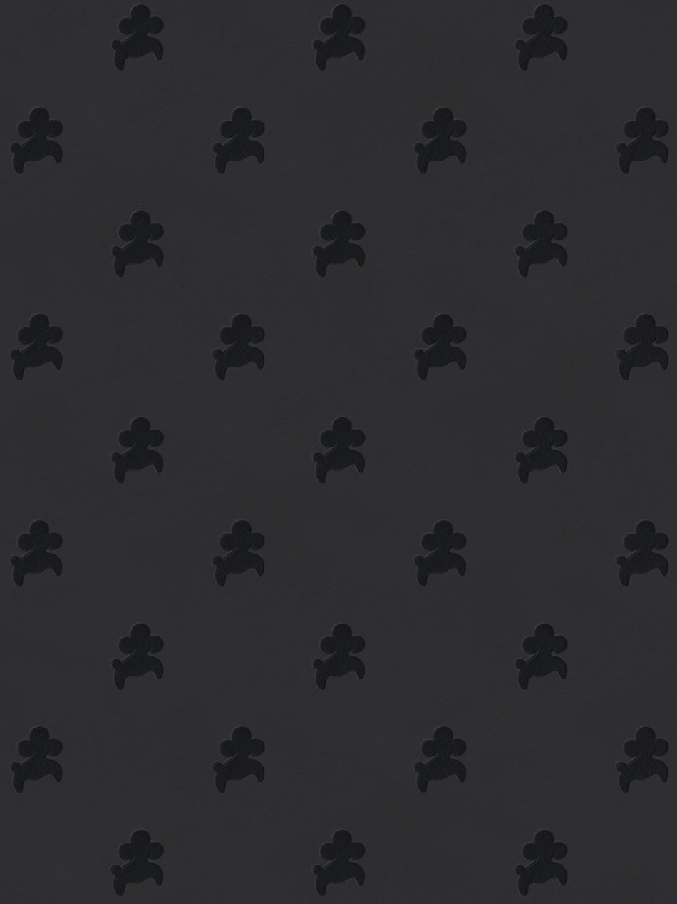 Poochi Wallpaper - Toto Black - Divine Savages - DVS084-POOCHI-BLK-WR - Premier Wallcovering