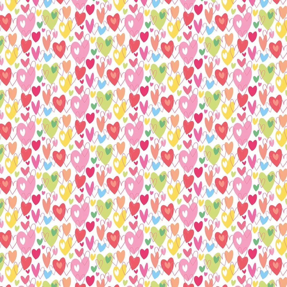 Pop Hearts Wallpaper - Tutti Frutti - Ohpopsi - WGU50139W - Premier Wallcovering