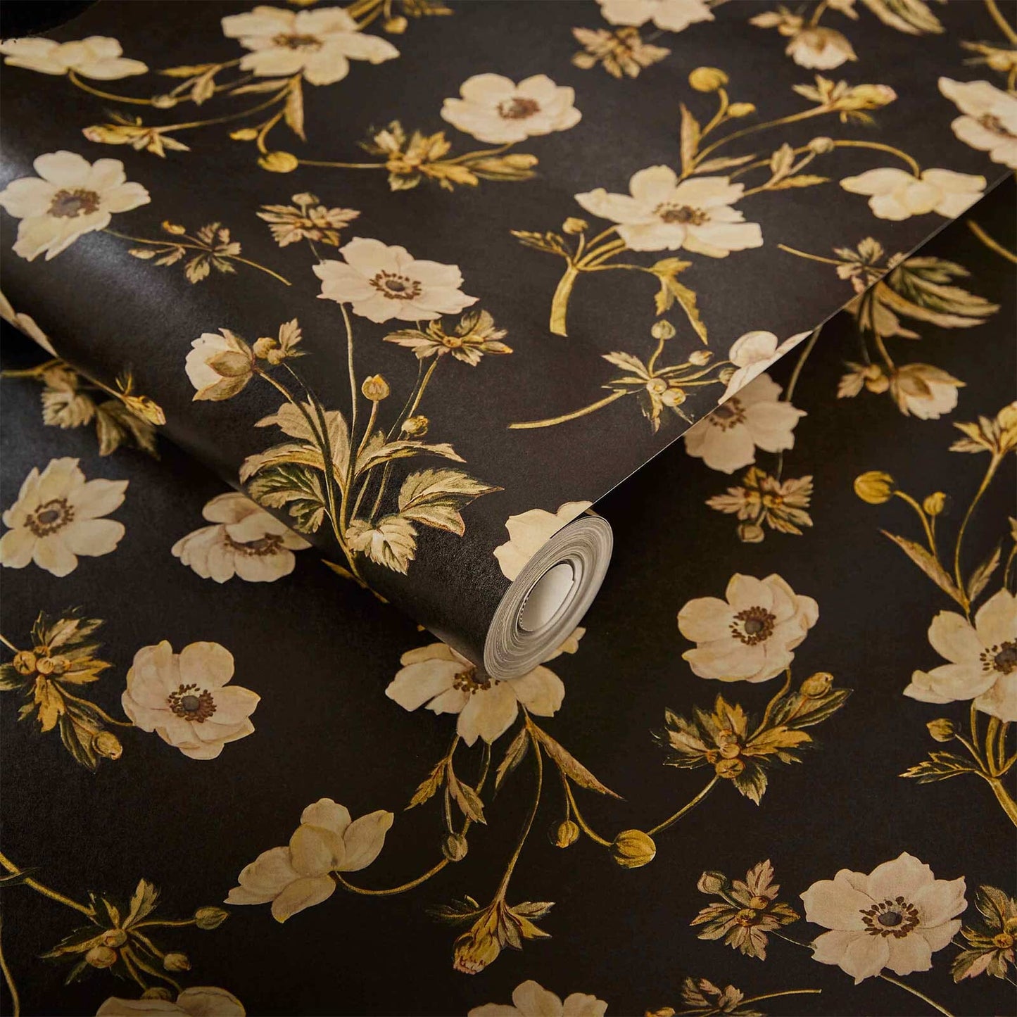 Poppium Wallpaper - Ebony - House of Hackney - 1 - WA - POP - DI - BLK - XXX - Premier Wallcovering