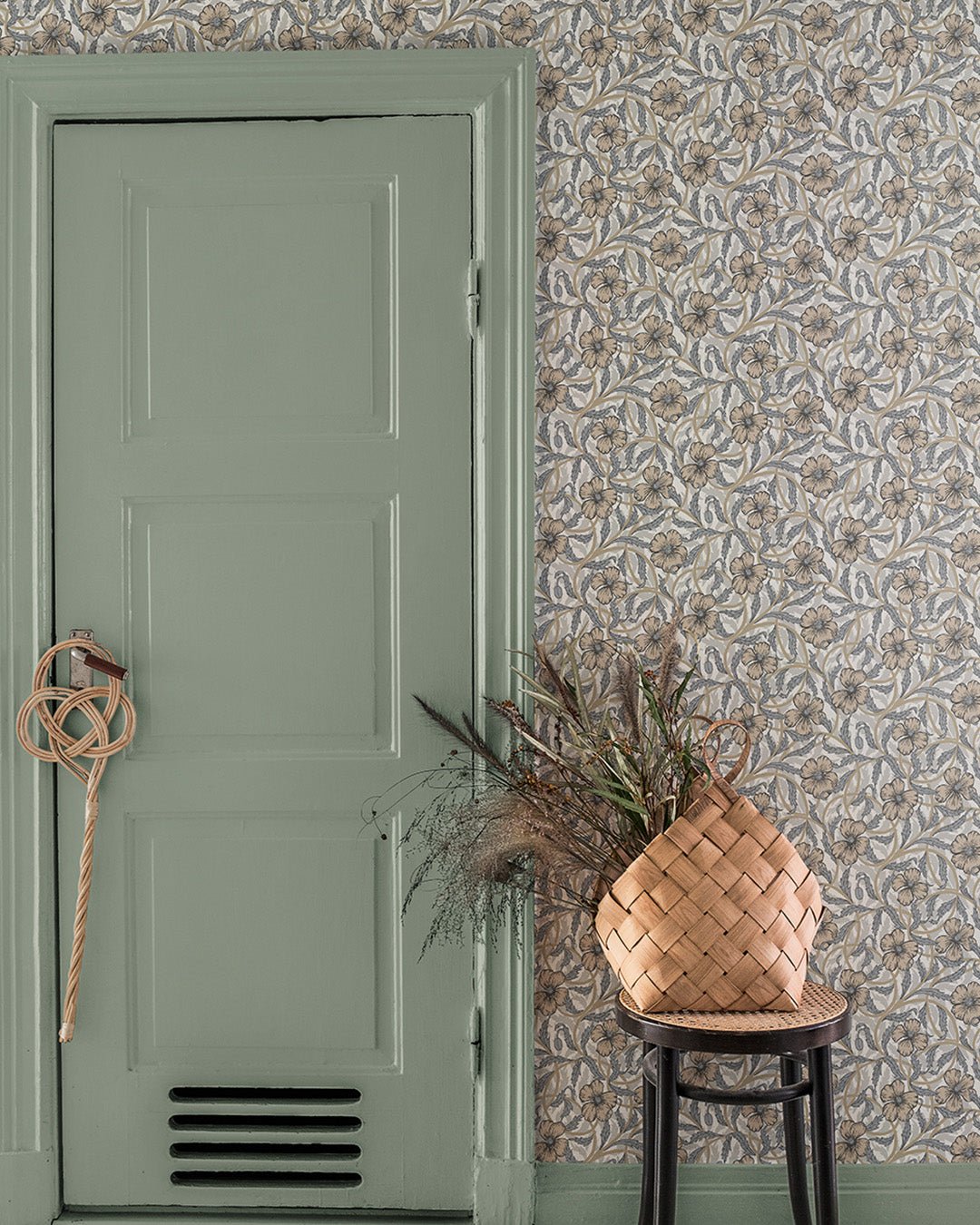 Poppy Wallpaper - Gray - Midbec - 28025 - Premier Wallcovering