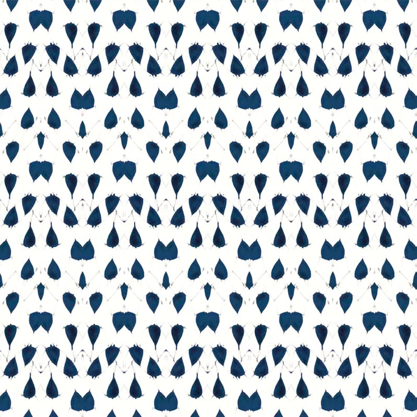 Porcelain Wings Wallpaper - Blue - Ottoline - W/PW/101/1 - Premier Wallcovering