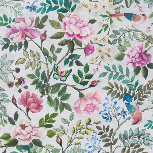 Porcelaine de Chine Wallpaper - Fuchsia - PDG1146/01 - Designers Guild - Premier Wallcovering
