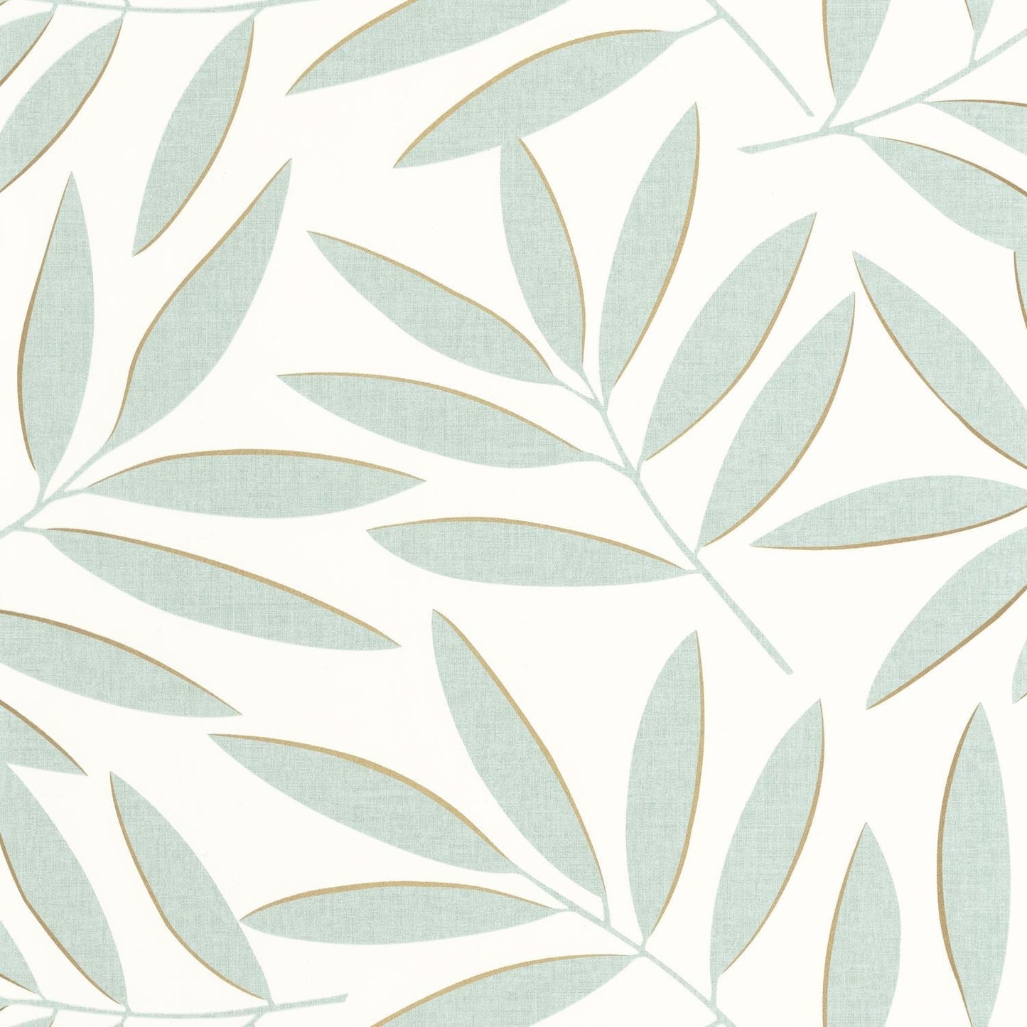 Portee Wallpaper - Vert D'eau - Caselio - 104587020 - Premier Wallcovering