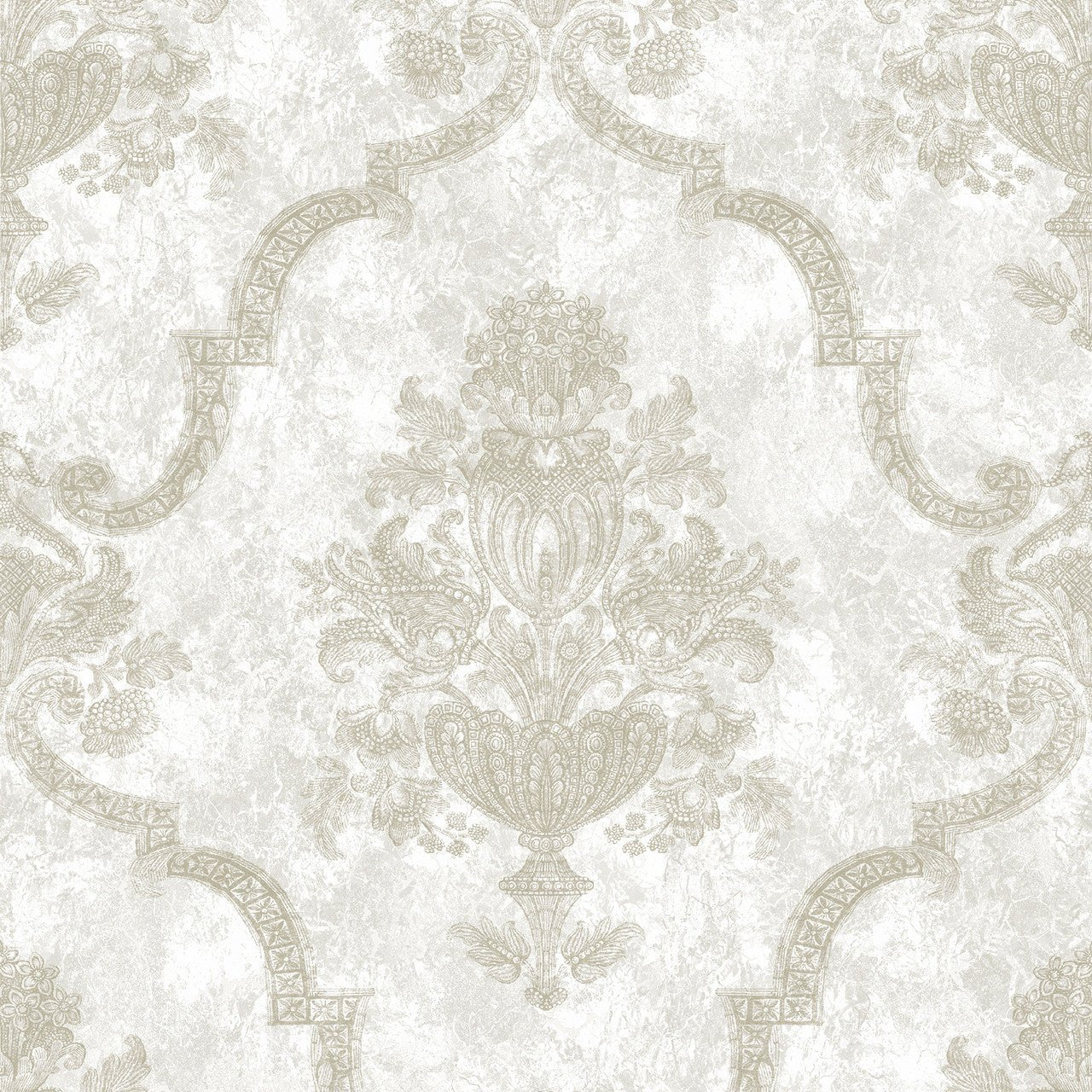 Porto Azulejo Wallpaper - Sand/ Beige - Hohenberger - 26856 - Premier Wallcovering